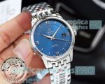 Replica Omega De Ville Men's Watch Blue Dial Stainless Steel